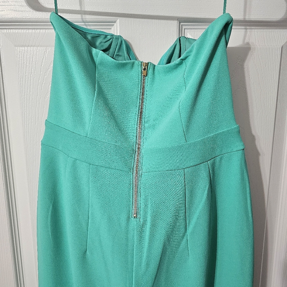 Express Strapless Sweetheart Jumpsuit - Size 6 - Picture 8 of 12